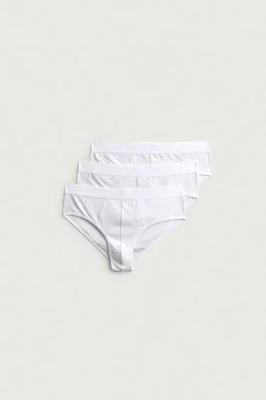 Zara 3-PACK OF BASIC BRIEFS
