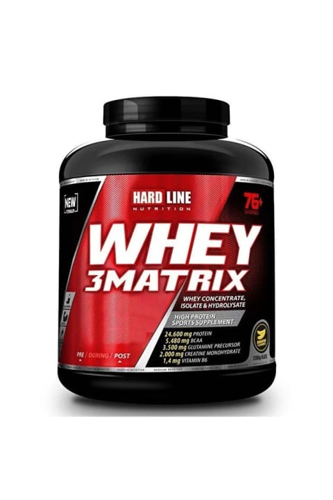 Hardline Whey 3 Matrix 2300 گرم طعم موز