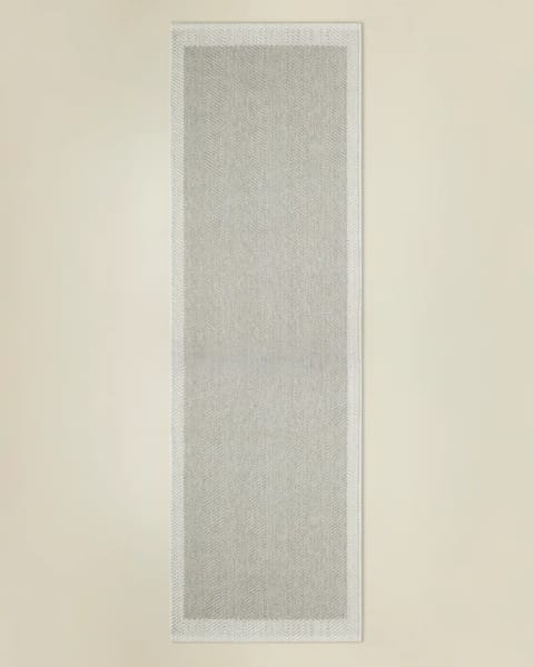 فرش راهرو Arlo 80x150 سانتی‌متر طوسی-سفید