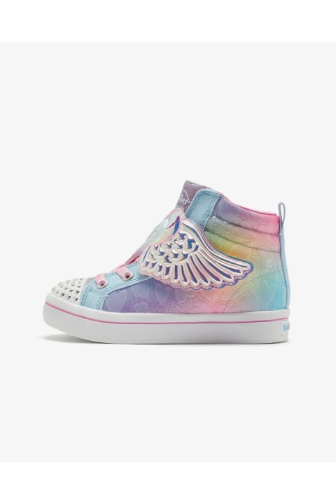 SKECHERS TWİ-LİTES 2.0 - FLYİNG LOVE کفش ورزشی دخترانه بزرگ با چراغ آبی
