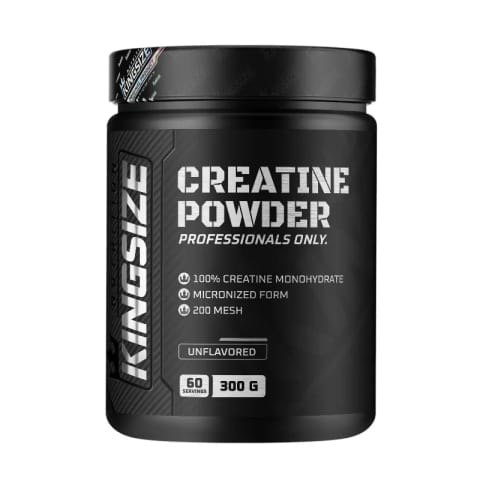 Kingsize Nutrition پودر کراتین ۳۰۰ گرم بدون طعم