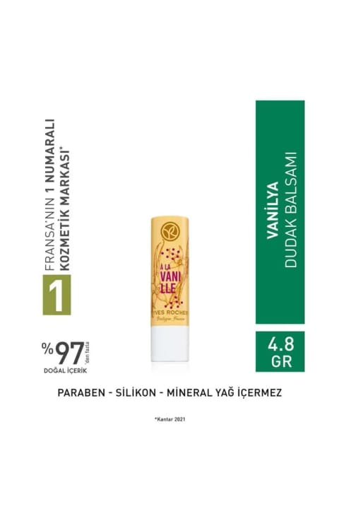 Yves Rocher بالم لب وانیلی با روغن Shea