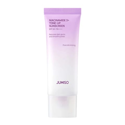 کرم ضدآفتاب Jumiso نیاسینامید ۳٪ Tone-Up SPF50+ حجم ۴۰ میلی‌لیتر