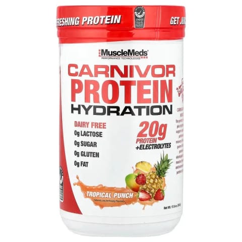 MuscleMeds Carnivor Protein Hydration Tropical Punch 500 g