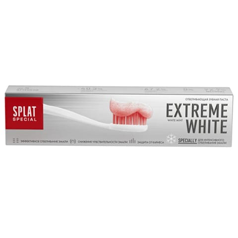 خمیردندان سفیدکننده Extreme White اسپلات ۷۵ میلیلیتر