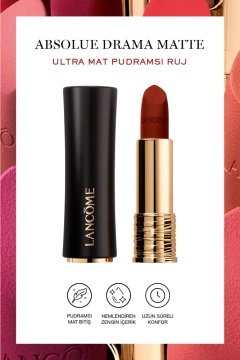 Lancome L'Absolu Rouge Drama Matte Ultra Mat Ruj 337