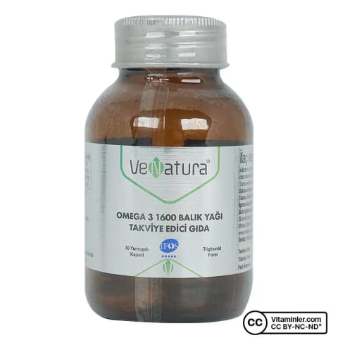 وناتورا امگا 3 1600 روغن ماهی 30 کپسول