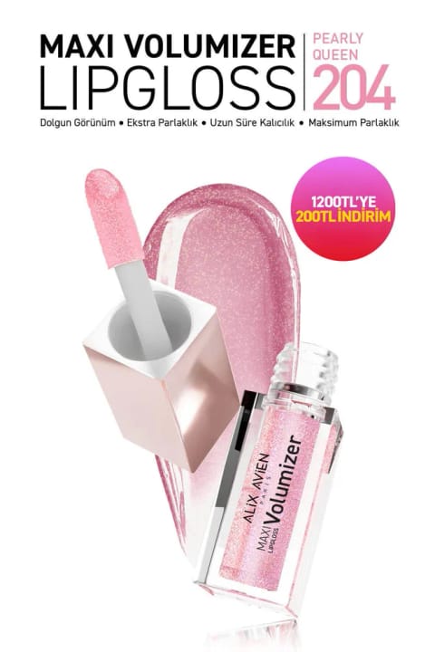 Alix Avien Maxivolumizer Lipgloss 204 - Pearly Queen - ماندگار و مرطوب‌کننده...