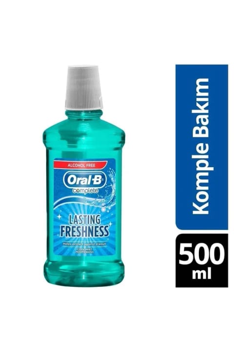 Oral-B دهانشویه مراقبت کامل 500 میلیلیتر (بدون الکل)
