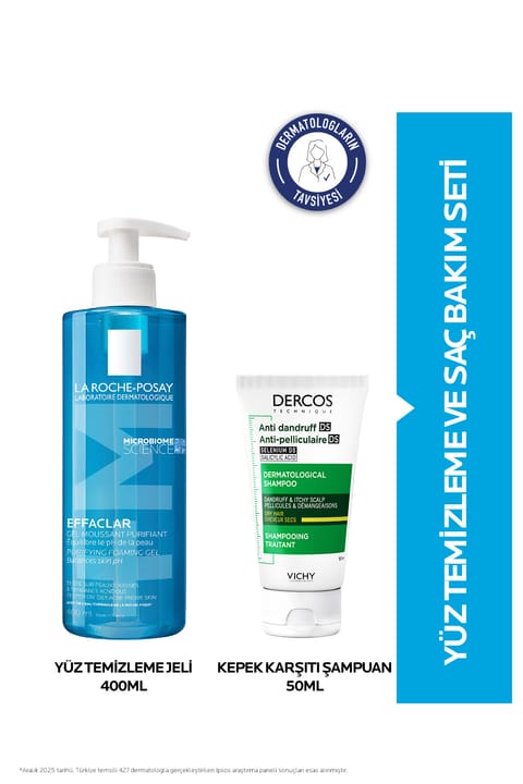 ست پاککننده ژل صورت و مراقبت از مو La Roche Posay Effaclar