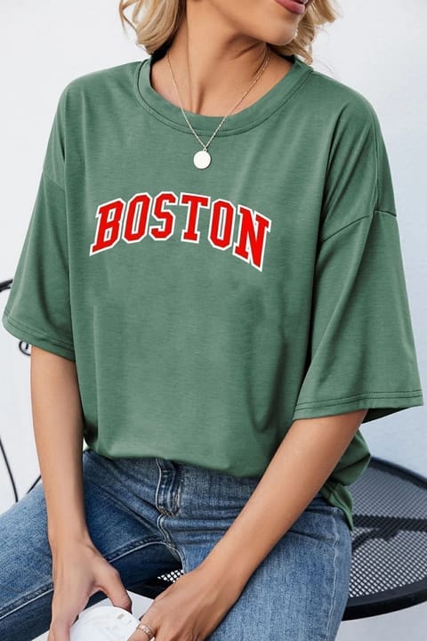 تی‌شرت چاپ Boston یونیسکس uyguntarz