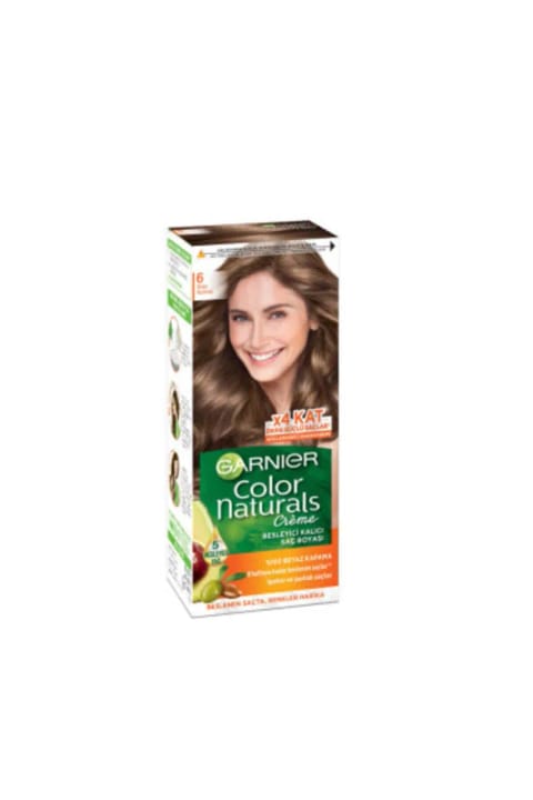 Garnier Color Naturals رنگ موی دائمی مغذی ۶ قهوهای تیره (۱ عدد)