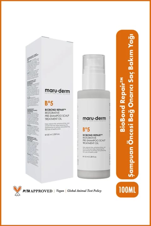 Maru.Derm BioBond Repair™ روغن مراقبت از مو ترمیم‌کننده پیوند قبل از شامپو ۱۰۰ میلی‌لیتر