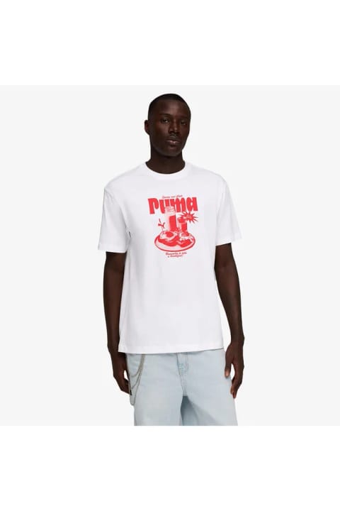 تی‌شرت مردانه Puma Graphic سفید