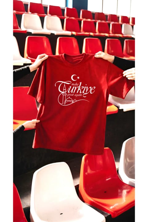 تیشرت طرحدار Unisex Make Türkiye Great Again uyguntarz