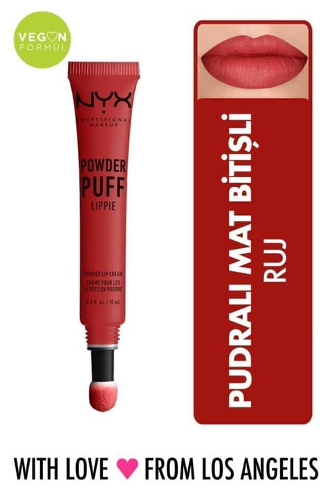 رژ لب NYX Professional Makeup - Powder Puff Lippie لس آنجلس