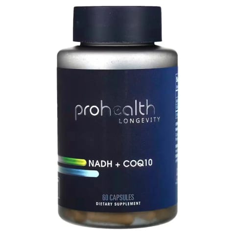 ProHealth Longevity NADH + CoQ10 Coenzyme Q10 Ubiquinone ATP 60 کپسول