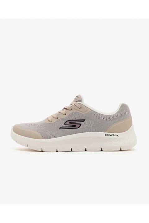کفش پیادهروی مردانه اسکچرز GO WALK FLEX بژ 216919TK TPE
