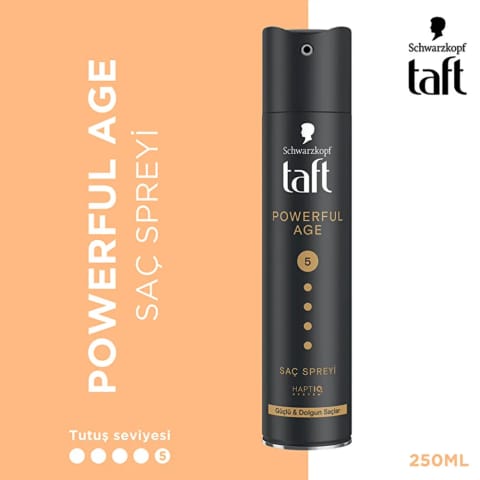 اسپری مو Taft Powerful Age 250 میلی‌لیتری