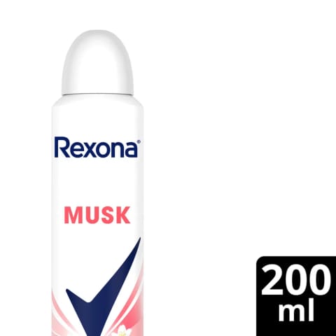 Rexona زنانه اسپری دئودورانت مشک ۲۰۰ میلی‌لیتر