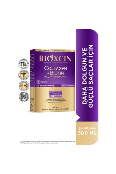 شامپو حجم‌دهنده Bioxcin کلاژن و بیوتین