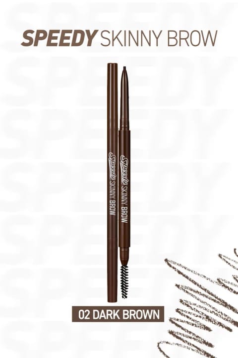 مداد ابرو PERIPERA با نوک فوق العاده نازک و ظاهر طبیعی — 2 Dark Brown