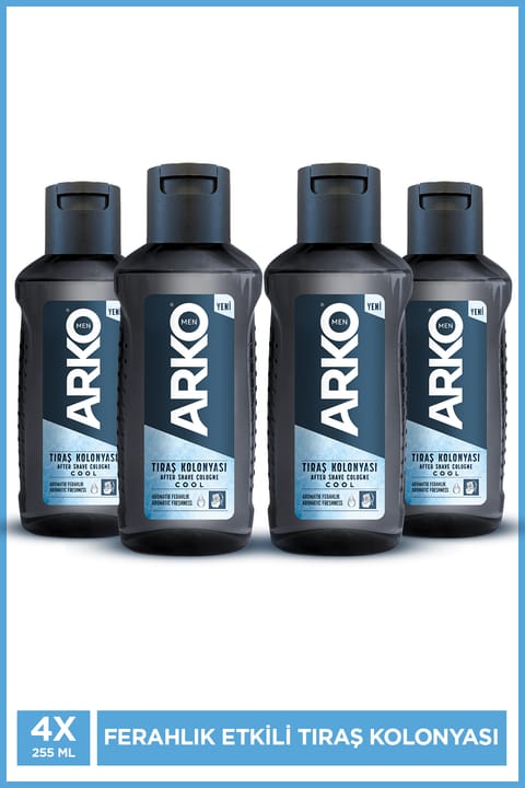 Arko Men Cool ادکلن و لوسیون بعد از اصلاح 4×255 میلی‌لیتر
