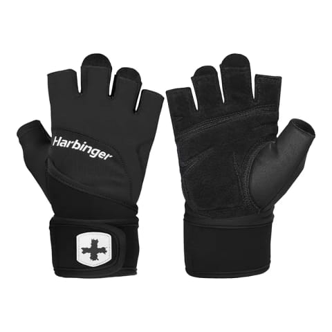 Harbinger Training Grip Wristwrap دستکش فیتنس مشکی