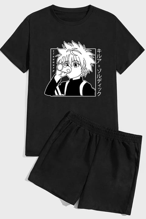 ست شورتی چاپ Killua Zoldyck uyguntarz