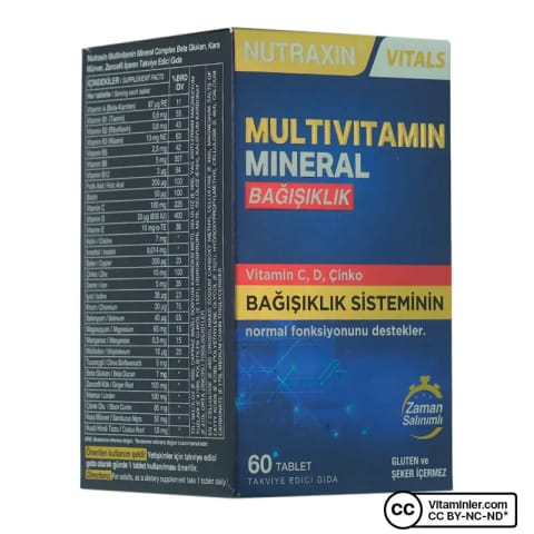 Nutraxin مولتی ویتامین مینرال ایمون 60 قرص