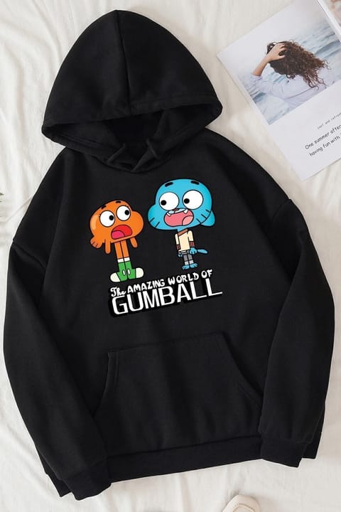 سویشرت یونیسکس چاپ Gumball uyguntarz
