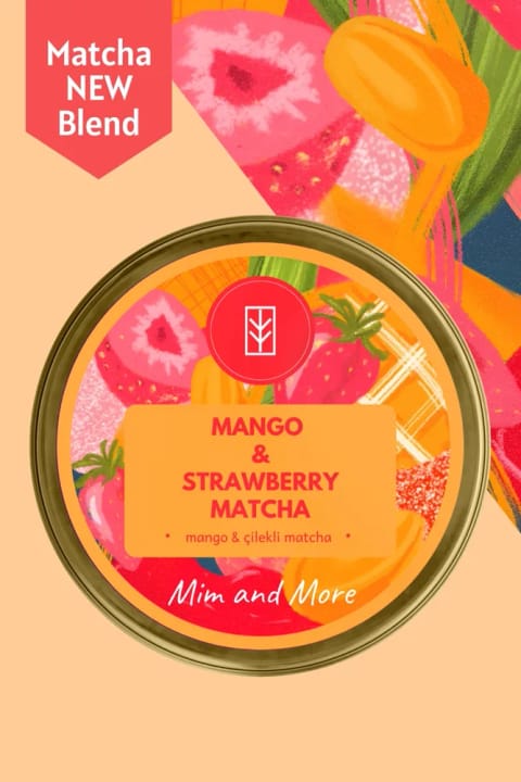 Mim and More ماچا انبه و توت‌فرنگی