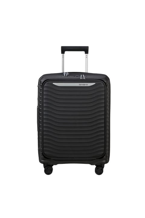 چرخدار کابین Samsonite Upscape مشکی آکاردئونی - 55/20 با ورودی USB