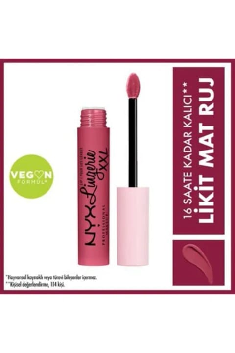 رژ لب مایع NYX Professional Makeup Lingerie Xxl Pushd Up