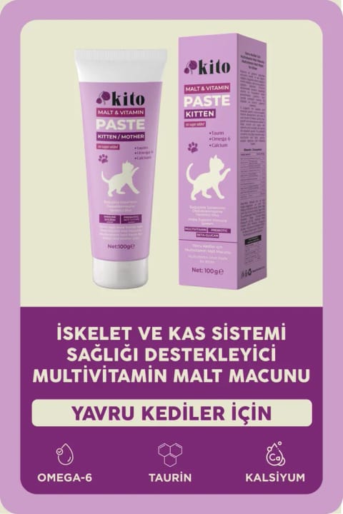 خمیر مولتیویتامین و مالت Kito برای بچهگربهها