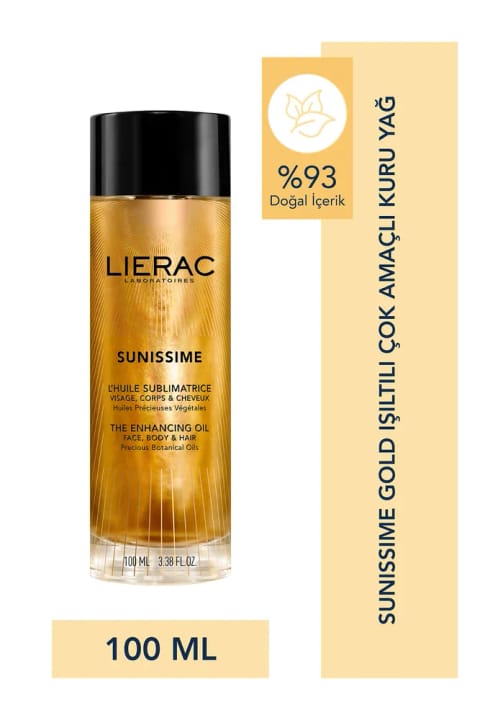 Lierac Sunissime روغن تقویت‌کننده صورت، بدن و مو 100 میلی‌لیتر