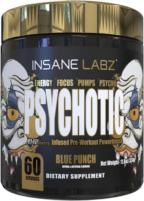 پیش‌تمرینی Insane Labz Psychotic Gold High Stimulant