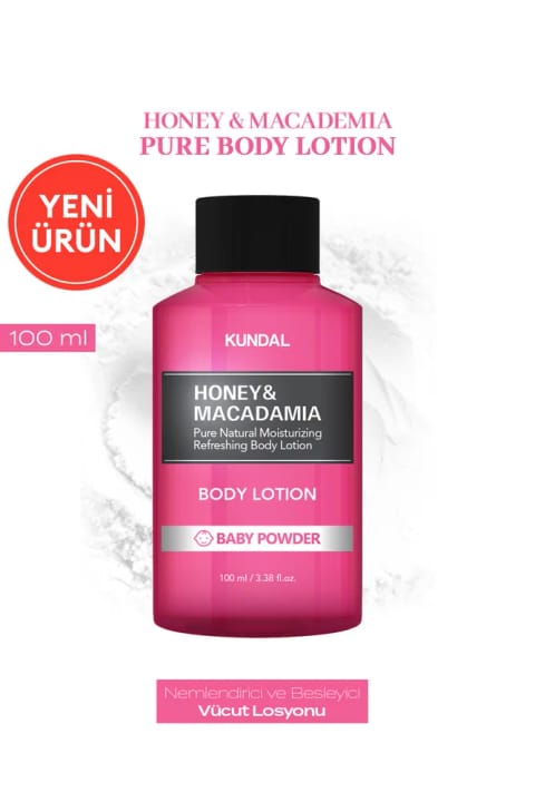 لوسیون بدن Kundal Honey & Macadamia — 100ml Baby Powder