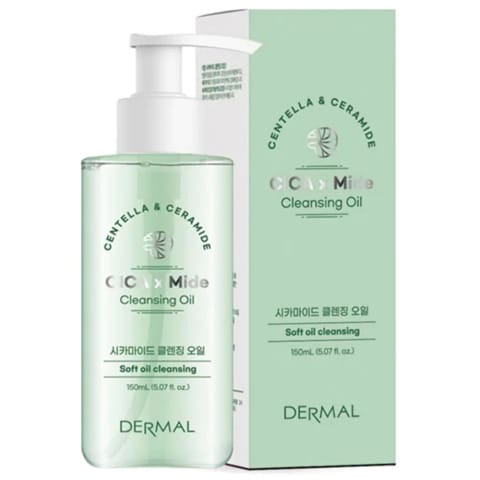 Dermal Cica x Mide Cleanser Oil Centella Asiatica و Ceramide پاک‌کننده روغنی ۱۵۰ میلی‌لیتر
