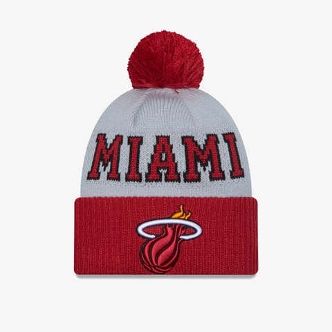 کلاه بافت New Era NBA Miami Heat یونیسکس قرمز
