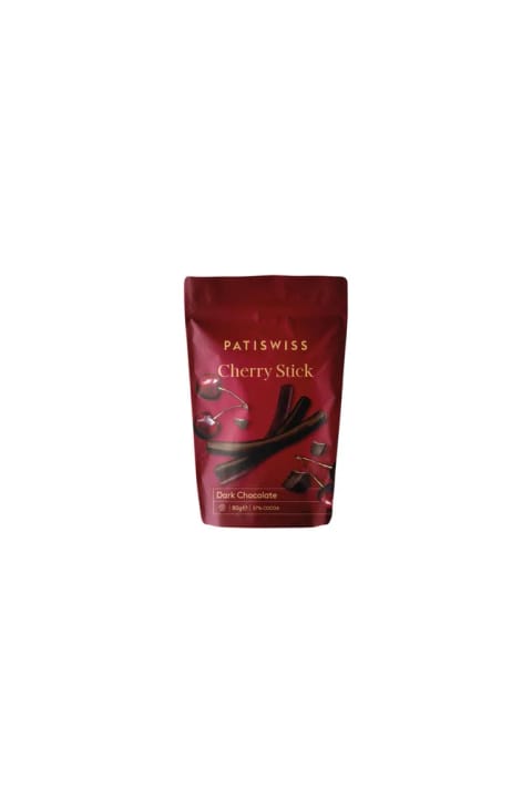 Patiswiss شکلات تلخ آلبالو، 80 گرم