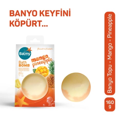 Balmy حمام حبابی مانگو آناناس 160 گرم