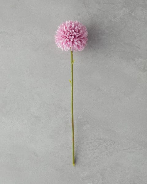 گل مصنوعی تک‌شاخه Dandelion ۲۸.۵ سانتی‌متری، رنگ رز خشک