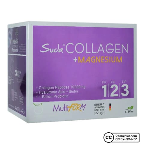 Suda Collagen Multiform Magnesium 15 گرم × 30 ساشه