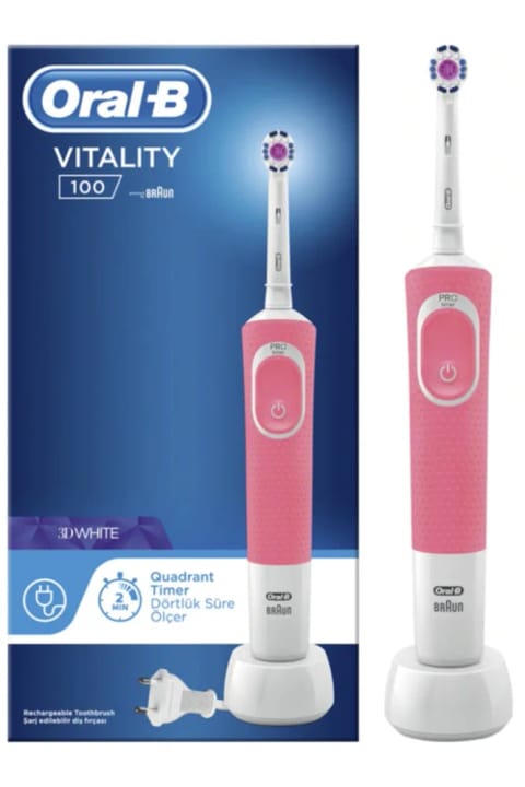 Oral-B Vitality D100 صورتی مسواک برقی