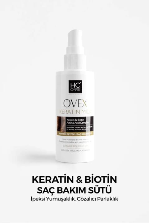HC Care Ovex Keratin & Biotin مو مراقبتی شیر