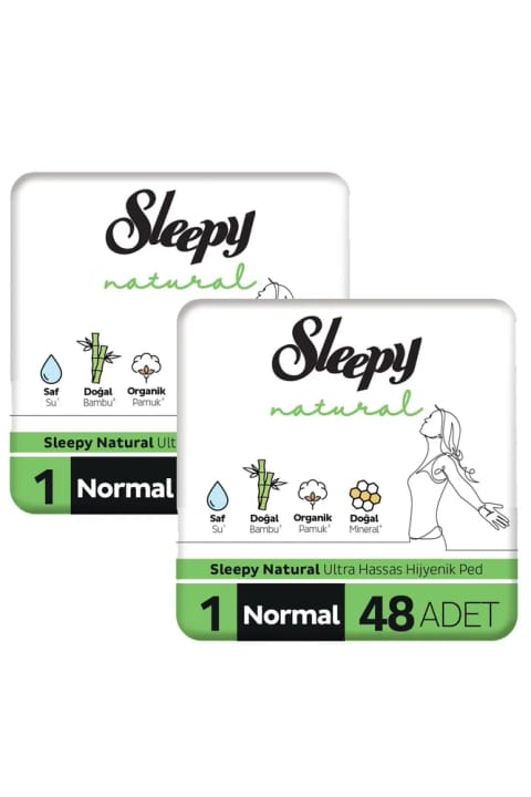 Sleepy Natural Ultra Sensitive نوار بهداشتی معمولی ۹۶ عددی