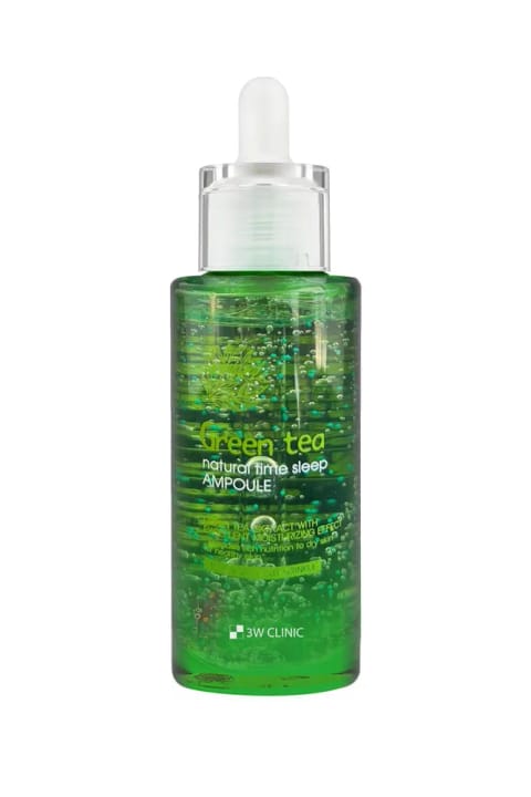 3W CLINIC سرم چای سبز برای پوست حساس Green Tea Natural Time