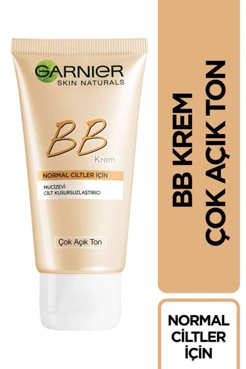 کرم BB مرطوبکننده Garnier رنگ بسیار روشن ۵۰ میلیلیتر 3600542105606