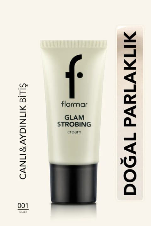فلامار پرایمر روشن‌کننده (نقره‌ای) - Glam Strobing Cream - 001 Silver